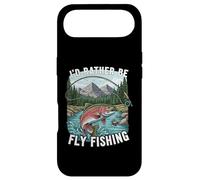 Custodia per iPhone Air I'd Rather Be Fly Fishing Trout Mountains River Outdoors