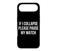 Custodia per iPhone Air If I Collapse Please Pause My Watch Running Marathon Runner