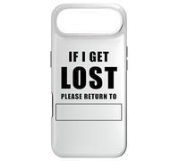 Custodia per iPhone Air If I Get Lost Please Return To - Family Reunite Fill Blank