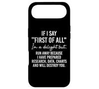 Custodia per iPhone Air If I Say First of All Im a Delight Sarcastic Funny Coworker