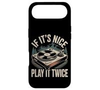 Custodia per iPhone Air If It's Nice Play It Twice Vinyl Fan Collector Music -