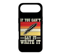 Custodia per iPhone Air If You Can't Say It Write It