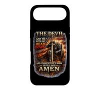 Custodia per iPhone Air Il diavolo mi ha visto con la testa pensava di aver vinto fino a quando non ho detto Amen