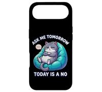 Custodia per iPhone Air Il gatto dice che Ask Me Tomorrow Today non è un amante dei gatti divertente