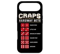 Custodia per iPhone Air Il giocatore di Craps Hardway scommette il gioco d'azzardo del casinò dei dadi rossi