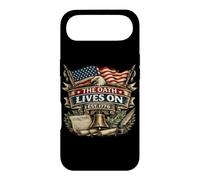 Custodia per iPhone Air Il giuramento vive su Est 1776 Veteran Service Patriot USA Flags