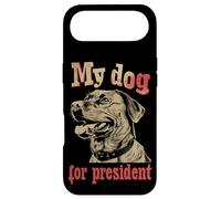 Custodia per iPhone Air Il mio cane per le elezioni del presidente divertente politico