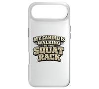 Custodia per iPhone Air Il mio cardio sta camminando verso lo squat rack, divertente