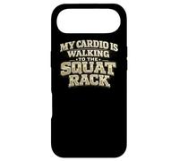 Custodia per iPhone Air Il mio cardio sta camminando verso lo squat rack, divertente