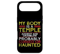Custodia per iPhone Air Il mio corpo un tempio antico sbriciolamento maledetto sarcasmo infestato