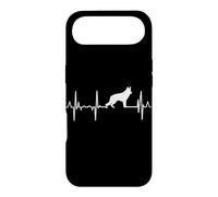 Custodia per iPhone Air Il mio cuore batte per la linea cuore del pastore tedesco