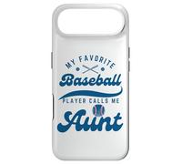 Custodia per iPhone Air Il mio giocatore di baseball preferito mi chiama zia zia baseball