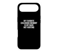 Custodia per iPhone Air Il mio ricordo d'infanzia preferito è che la schiena non fa male al dolore