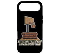 Custodia per iPhone Air Il mio terapeuta ha un cerchio e un pavimento in legno duro basket