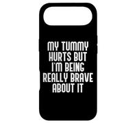 Custodia per iPhone Air IL MIO TUMMY HURTS MA SONO VERAMENTE CORAGGIOSO Stomaco Meme divertente