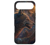 Custodia per iPhone Air Il misticismo del lupo nello spazio incontra gli ornamenti