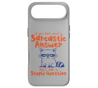 Custodia per iPhone Air Il procione sarcastico non fa domande stupide