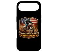 Custodia per iPhone Air Il sentiero è il mio posto felice Dirt Bike Motocross MX Rider Sun