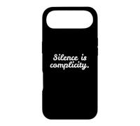 Custodia per iPhone Air Il silenzio è complicità Messaggio potente