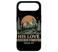 Custodia per iPhone Air Il Suo Amore Endures Forever Salmo 107 Versetto della Bibbia Cristiana