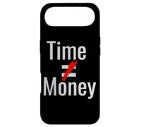 Custodia per iPhone Air Il tempo non è uguale al denaro cancellato rosso
