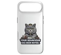 Custodia per iPhone Air Il tuo comportamento è stato notato - Sarcastico gatto britannico