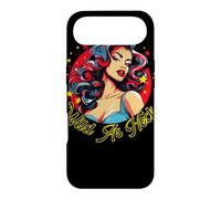 Custodia per iPhone Air Illustrazione delle stelle della donna pinup retrò selvaggio come diavolo