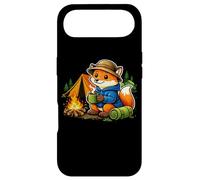 Custodia per iPhone Air Illustrazione di campeggio Fox Campfire