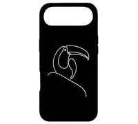 Custodia per iPhone Air Illustrazione minimalista dell'uccello della fauna selvatica di Tucano Line Art