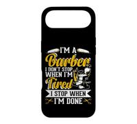 Custodia per iPhone Air Im A Barber I Don't Stop When I'm Tired I Stop When Im Done