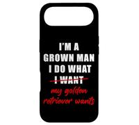 Custodia per iPhone Air I'm a Grown Man I Do What... My Golden Retriever Wants Humor