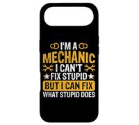 Custodia per iPhone Air Im A Mechanic I Can't Fix Stupid But I Can Fix What Stupid