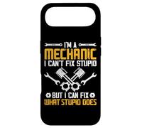 Custodia per iPhone Air Im A Mechanic I Can't Fix Stupid But I Can Fix What Stupid
