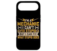 Custodia per iPhone Air Im A Mechanic I Can't Fix Stupid But I Can Fix What Stupid