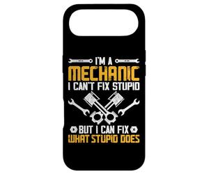 Custodia per iPhone Air Im A Mechanic I Can't Fix Stupid But I Can Fix What Stupid