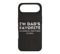 Custodia per iPhone Air I'm Dad's Favorite That's What He Said Funny Sibling