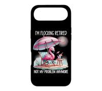 Custodia per iPhone Air Im Flocking Retired Not My Problem Women Flamingo Retirement