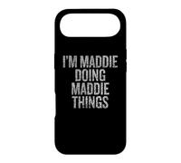 Custodia per iPhone Air I'm Maddie Doing Maddie Things Funny Vintage