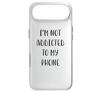 Custodia per iPhone Air I'm not addicted to my phone Idea divertente White Lie Party