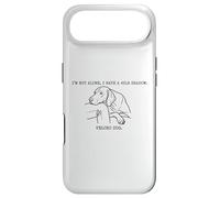 Custodia per iPhone Air Im Not Alone I Have a 45 lb Shadow Velcro Dog Humor