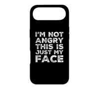 Custodia per iPhone Air I'm Not Angry This Is Just My Face Sarcastico Divertente Mood Citazioni