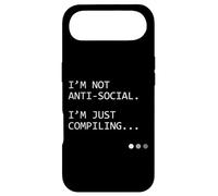 Custodia per iPhone Air Im Not Anti Social Sto solo compilando Codice Sviluppatore