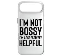 Custodia per iPhone Air Im Not Bossy Im Aggressively Helpful Sign I'm Not Bossy