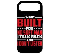 Custodia per iPhone Air I'm Not Built for Soft Men -