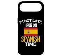 Custodia per iPhone Air Im Not Late I Run On Spanish Time Funny Spagna