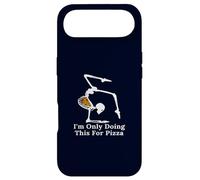 Custodia per iPhone Air I'm Only Doing This For Pizza Funny Yoga Poses Skeleton