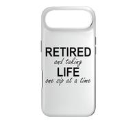 Custodia per iPhone Air Im Retired and Taking Life One Sip at a Time Retirement Wine