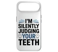 Custodia per iPhone Air I'm Silently Judging Your Teeth Divertente Dentista Umorismo dentale