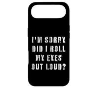 Custodia per iPhone Air I'm Sorry Did I Roll My Eyes Out Forte Sarcastico Divertente