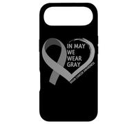 Custodia per iPhone Air In May We Wear Gray - Brain Cancer Awareness Month 2026
